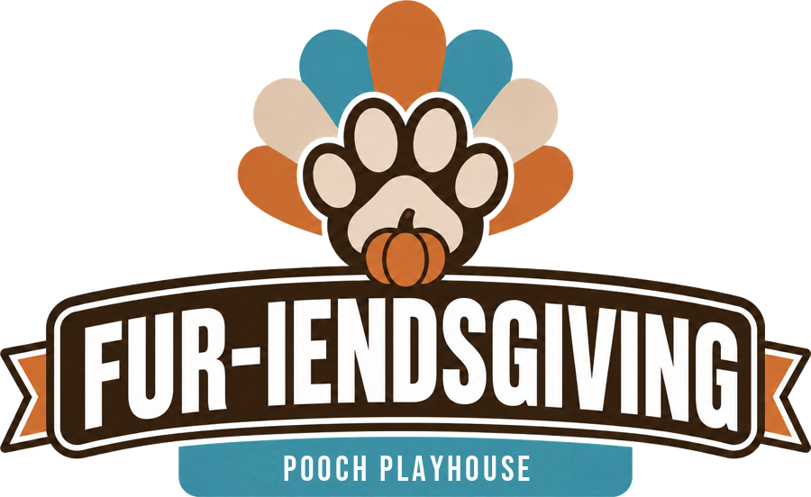 Fur-iendsgiving at Pooch Playhouse logo