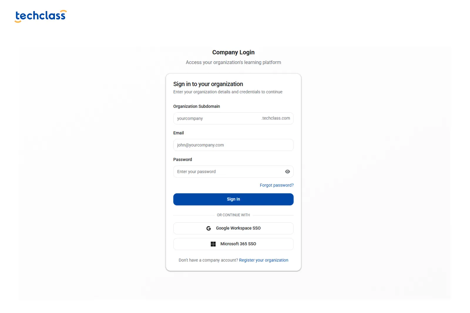 Dashboard mockup