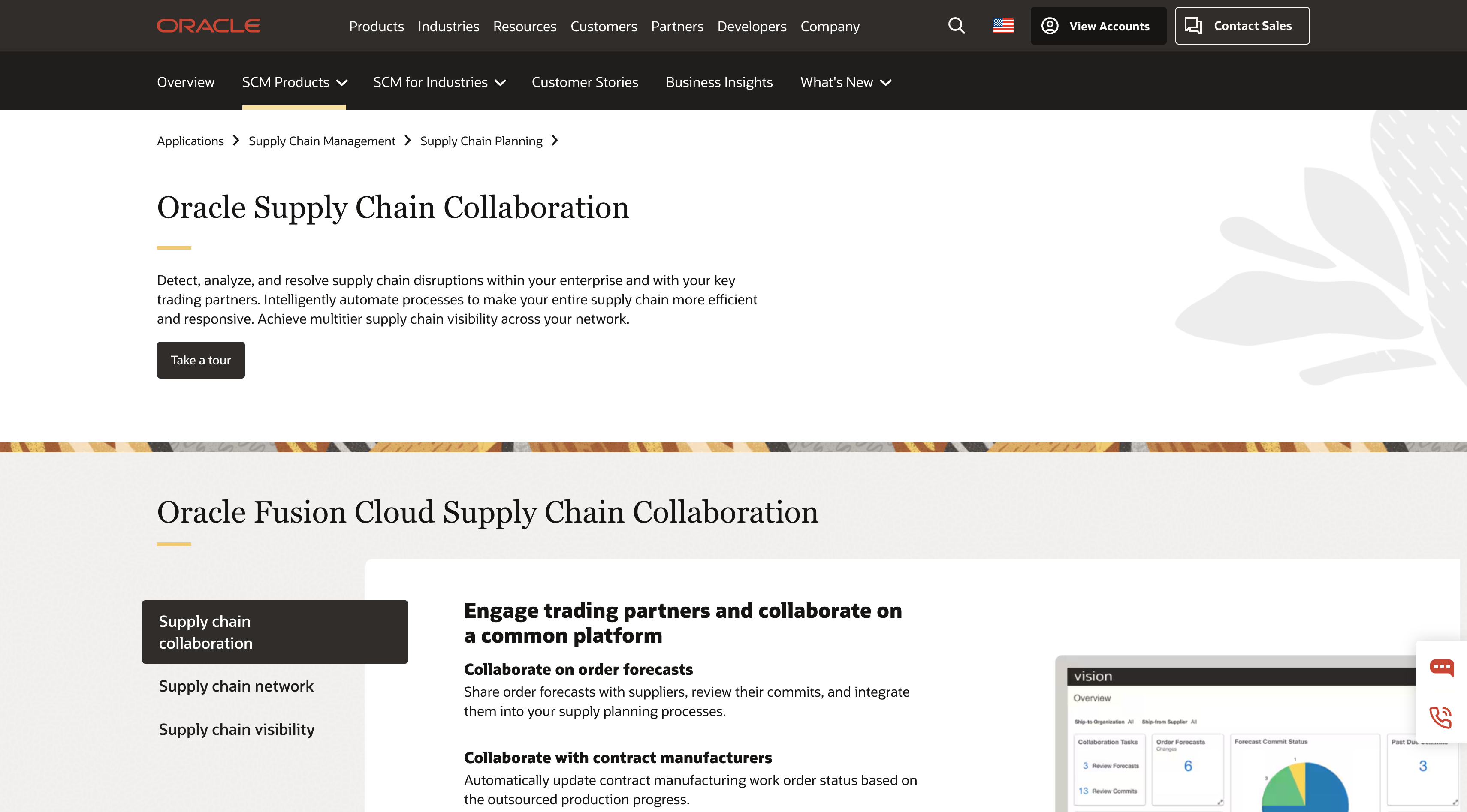 Oracle Supply Chain Collaboration
