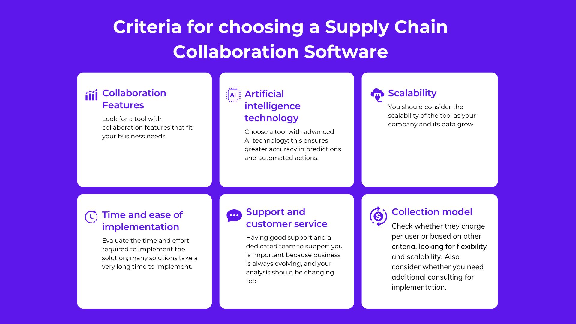 How to choose the best supply chain collaboration software