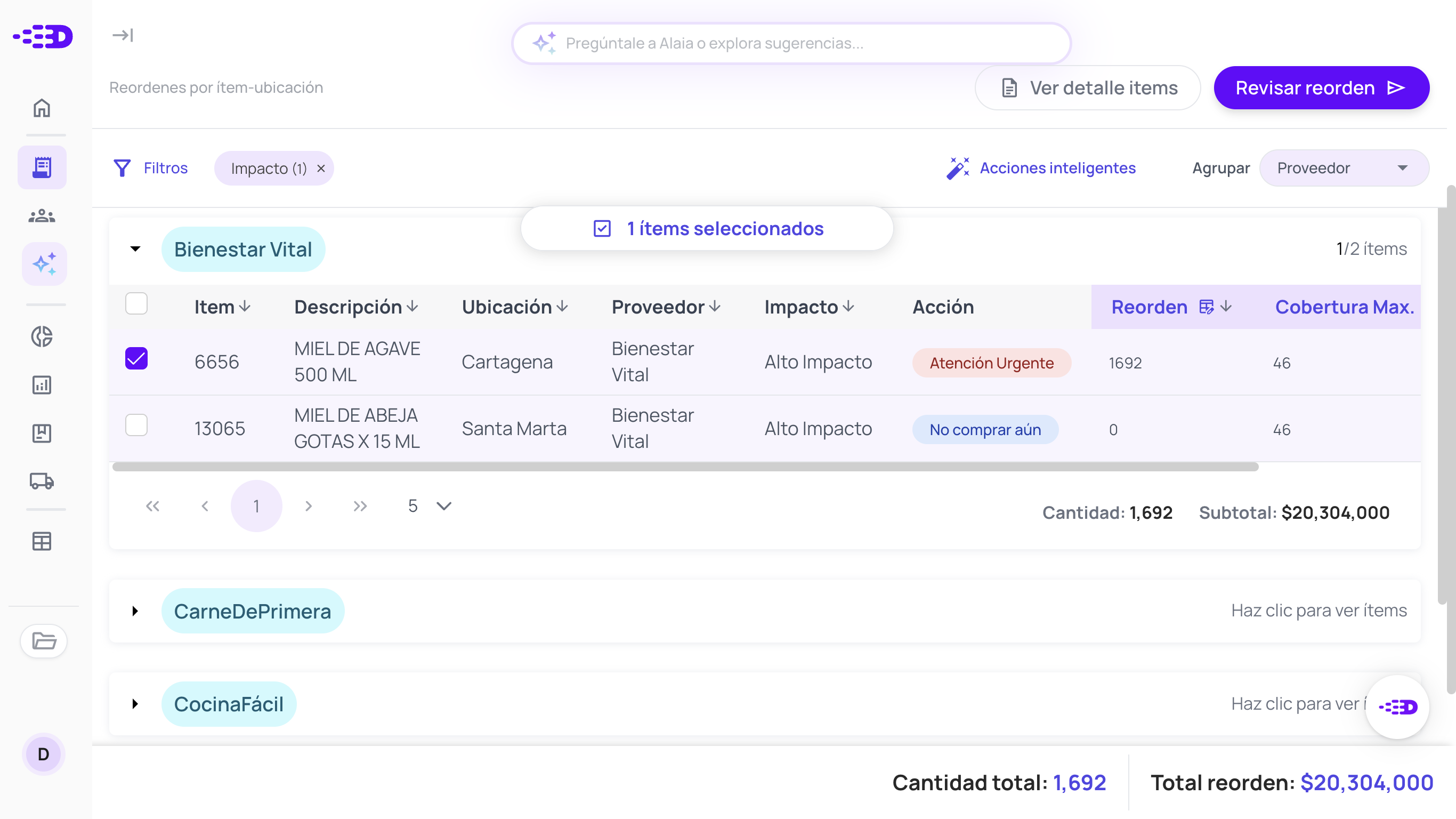 Software de Supply Chain con IA: comparte insights a tus colaboradores con un enlace