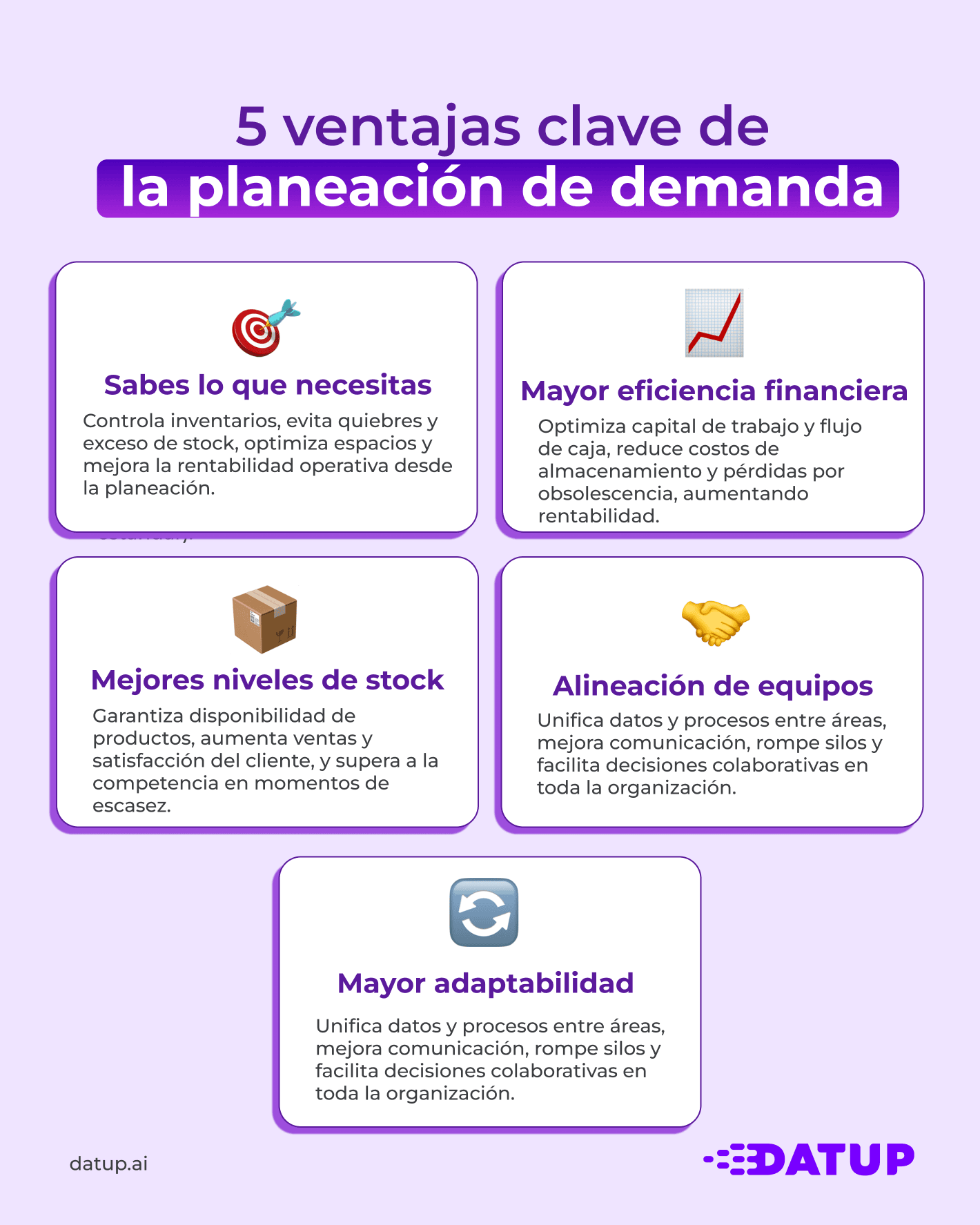 Ventajas de la planeacion de la demanda
