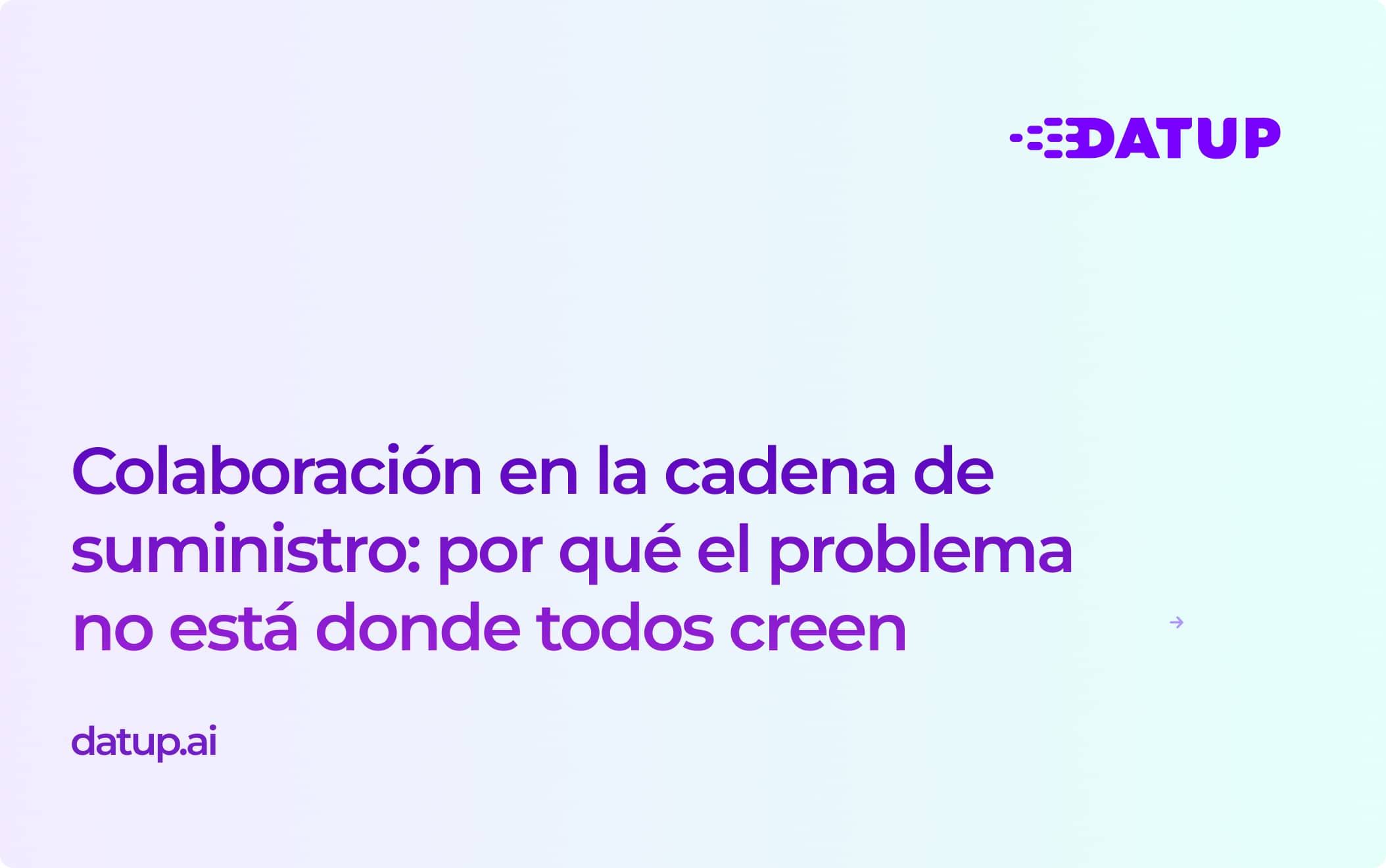 Colaboración en la cadena de suministro: por qué el problema no está donde todos creen