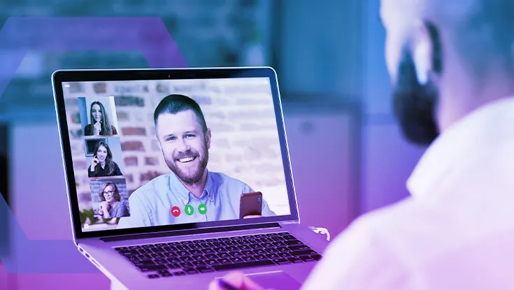 Video conferencing for online training