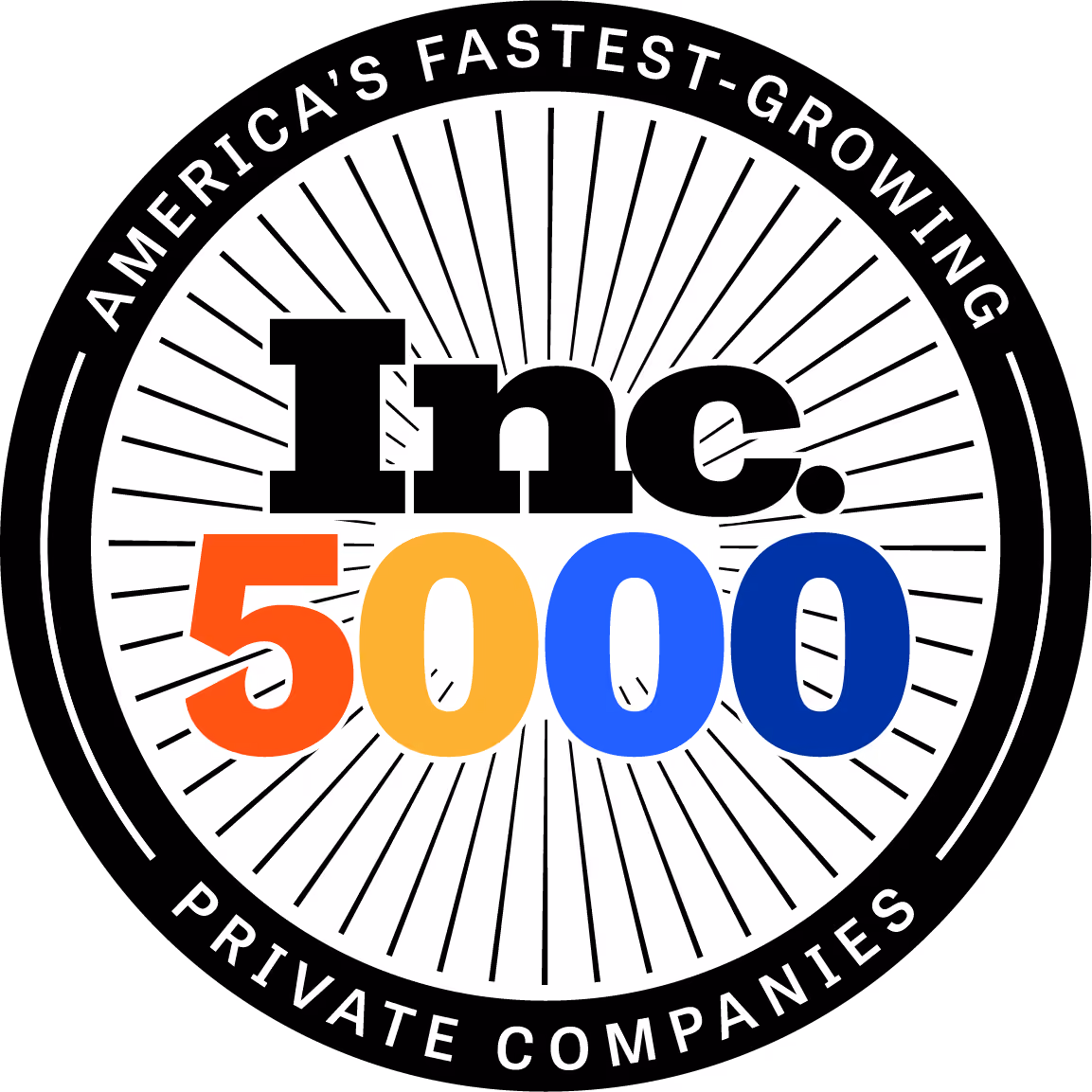 Inc. 5000 badge, America’s fastest-growing private companies