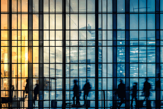 business backdrop showcasing insurance