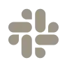The slack business icon.