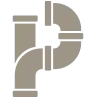 The pipe business icon.