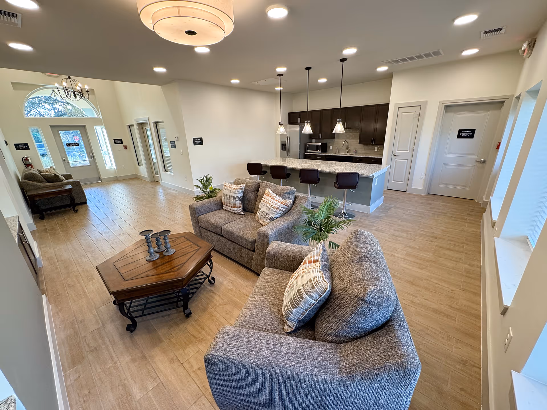 clubhouse with kitch