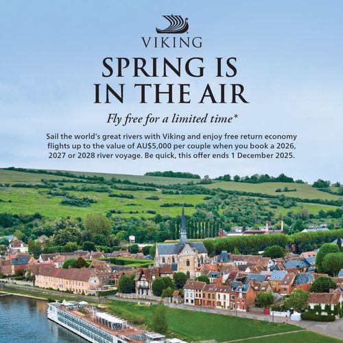 Viking river cruises fly free deal at the Bay Home Show from Helloworld Travel