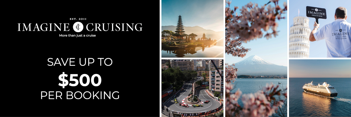 Imagine Cruising travel deal from Helloworld Travel at the 2026 Bay Home Show