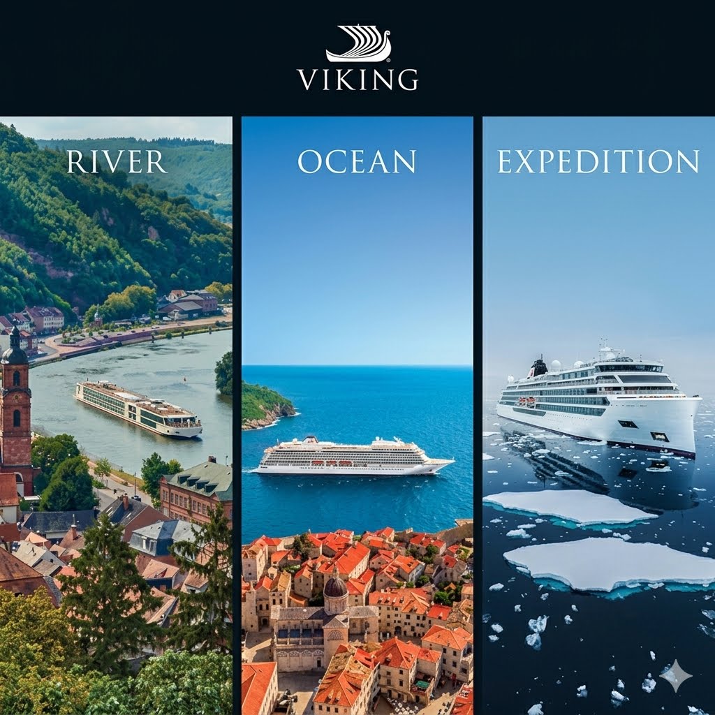 Viking river, ocean and expedition cruises