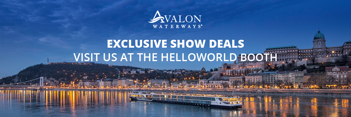 Avalon Waterways exclusive travel deals at the Bay Home Show with Helloworld Travel New Zealand