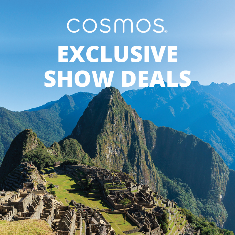 Cosmos exclusive travel deals at the Bay Home Show with Helloworld Travel New Zealand