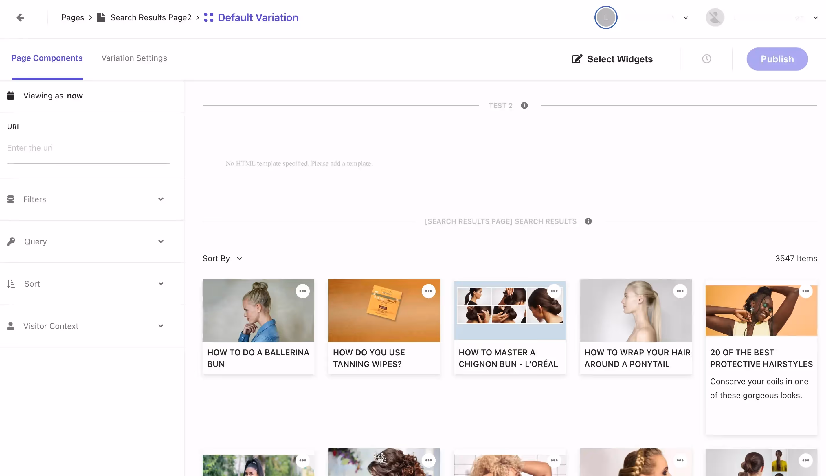 Screenshot showing Page Components for a Website Migration Guide from Sitecore to Webflow