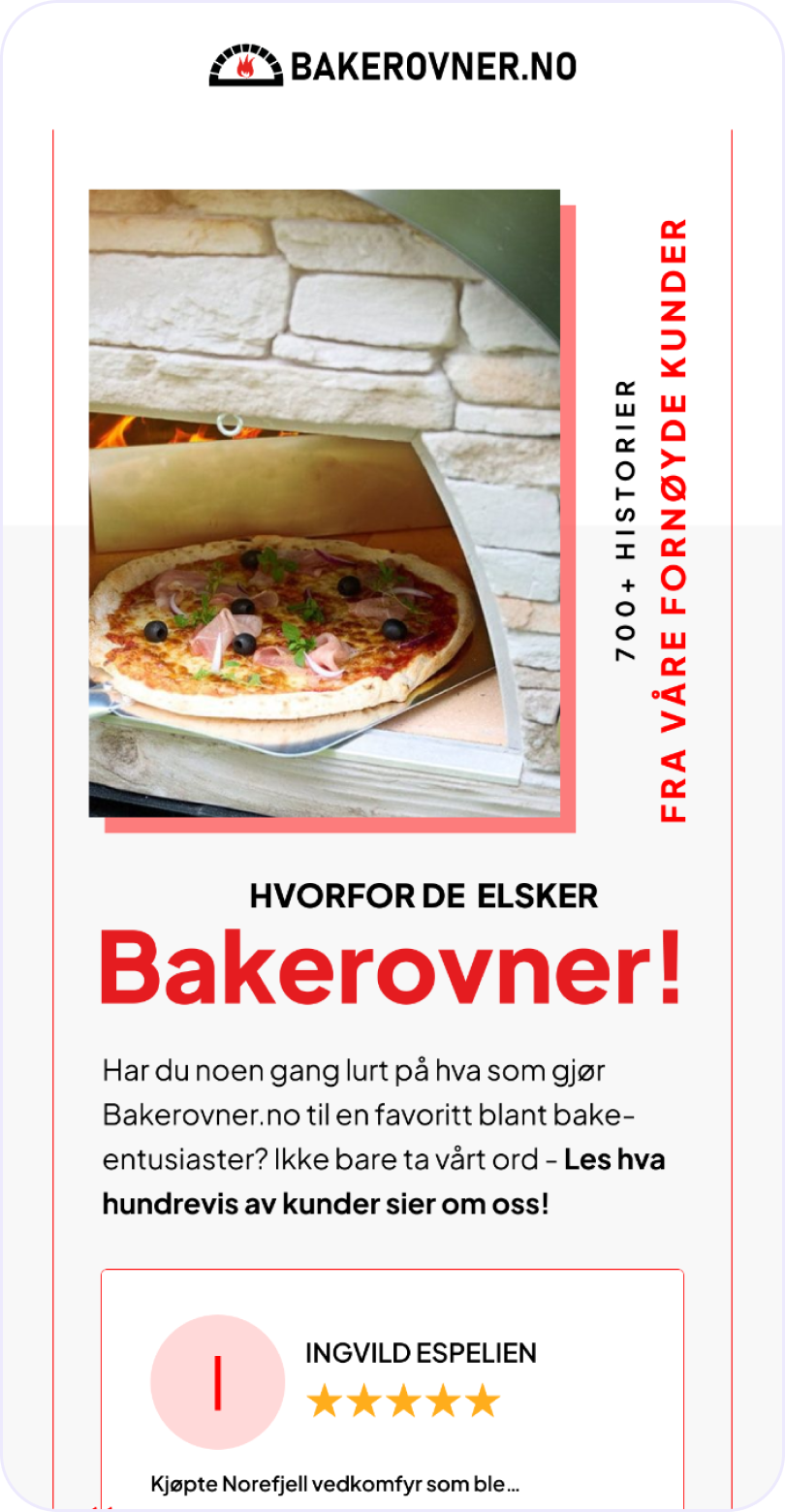 E-postkampanje for Bakerovner.no
