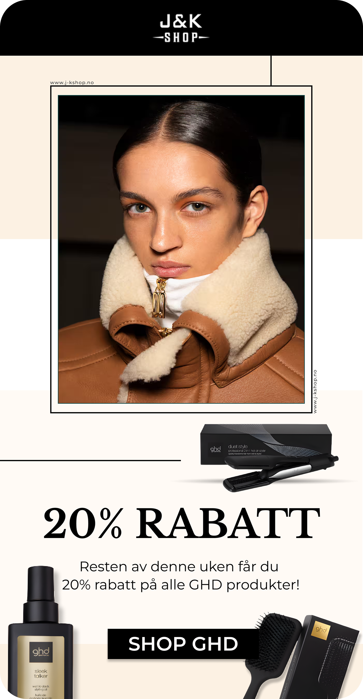 E-postkampanje for J&K Shop