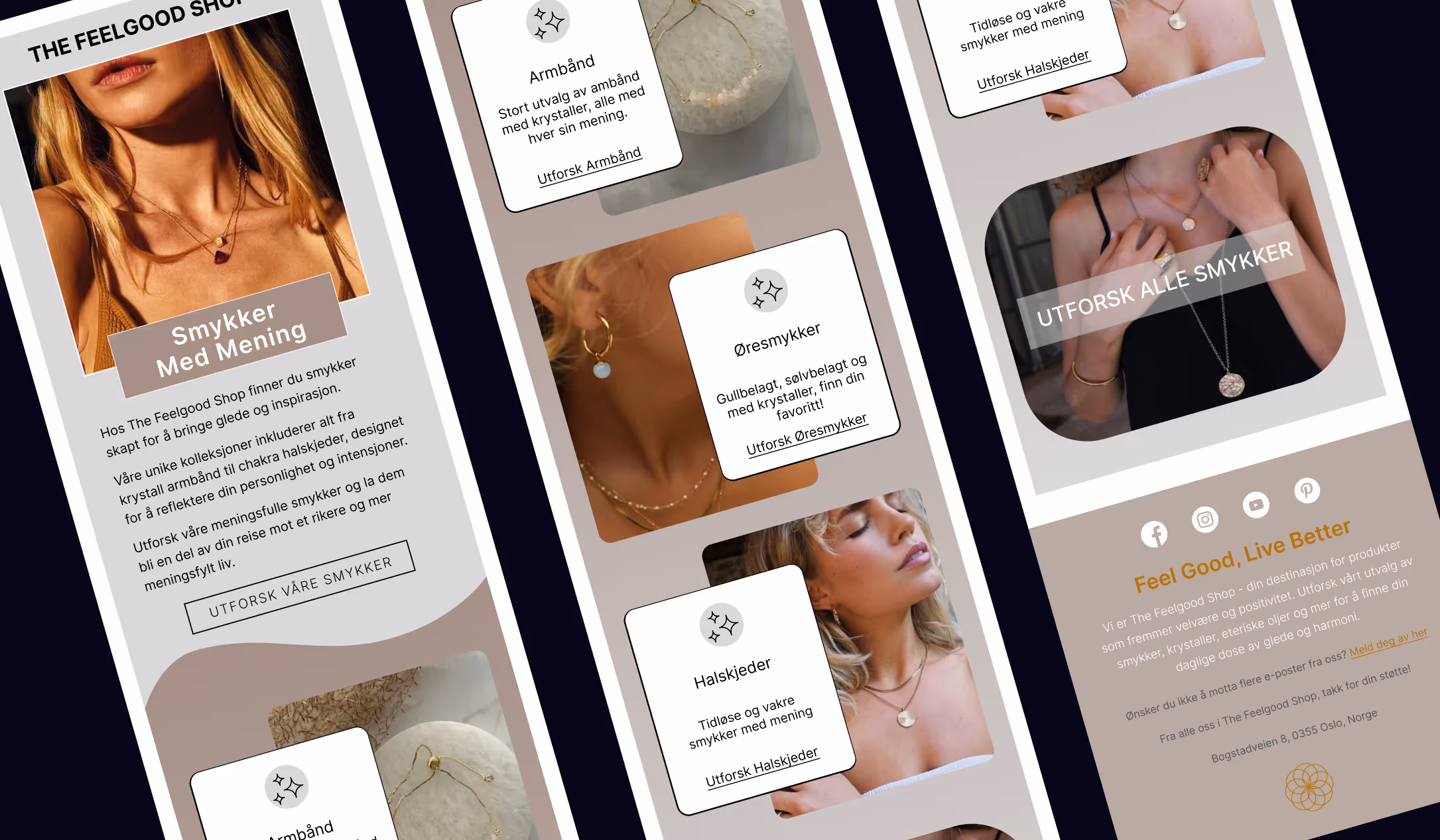 E-postkampanje for The Feelgood Shop
