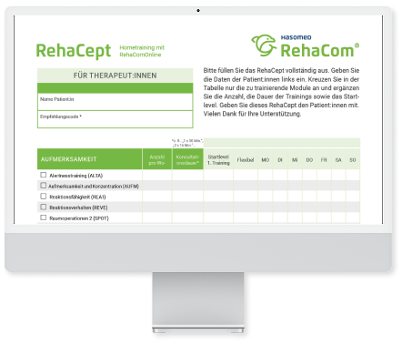 Monitor mit RehaCept