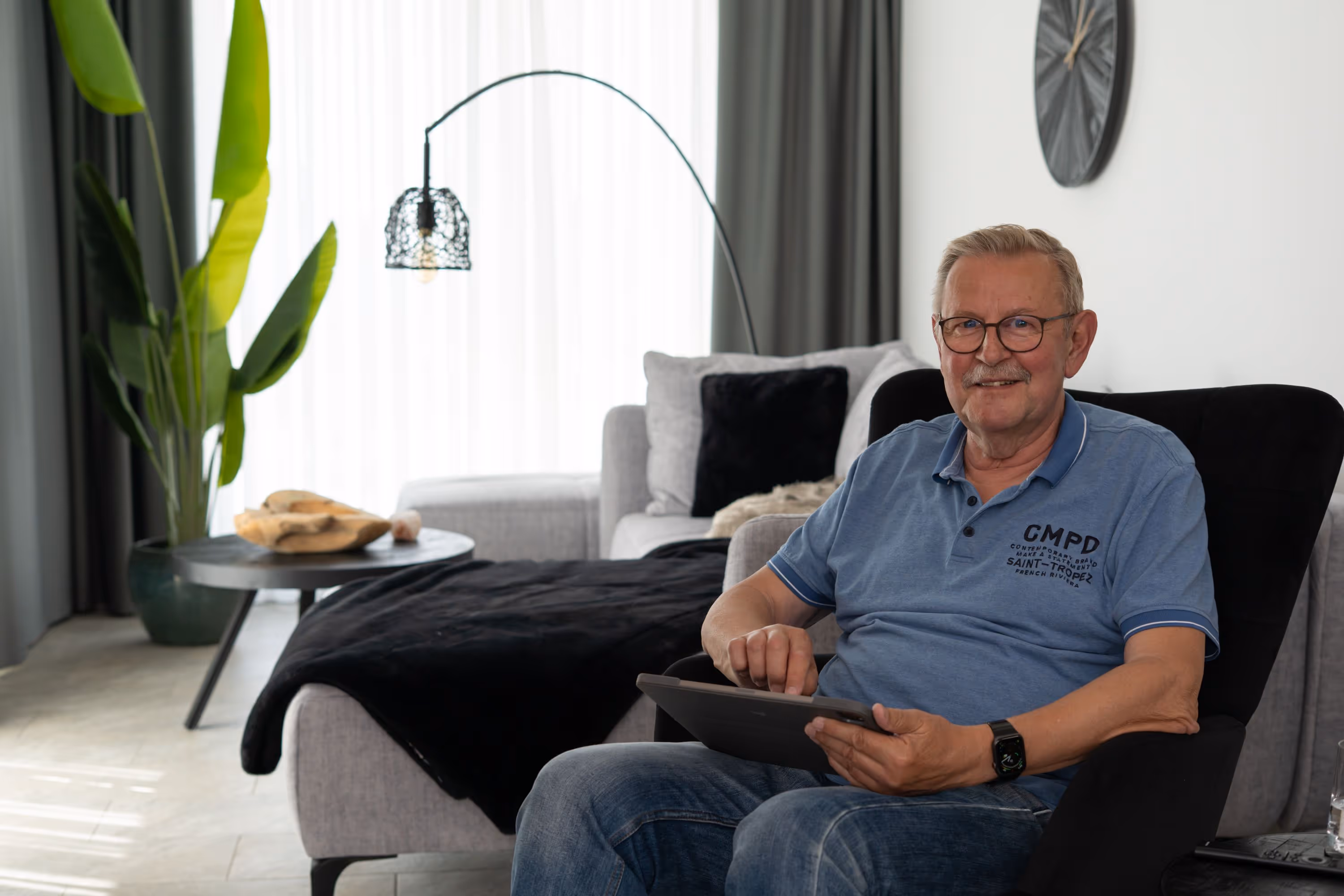 Patient im Hometraining