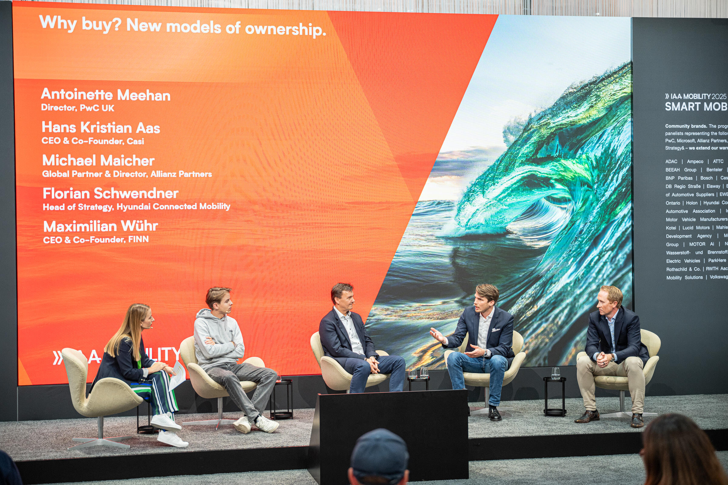 Panel discussion at IAA Mobility 2025 in Munich