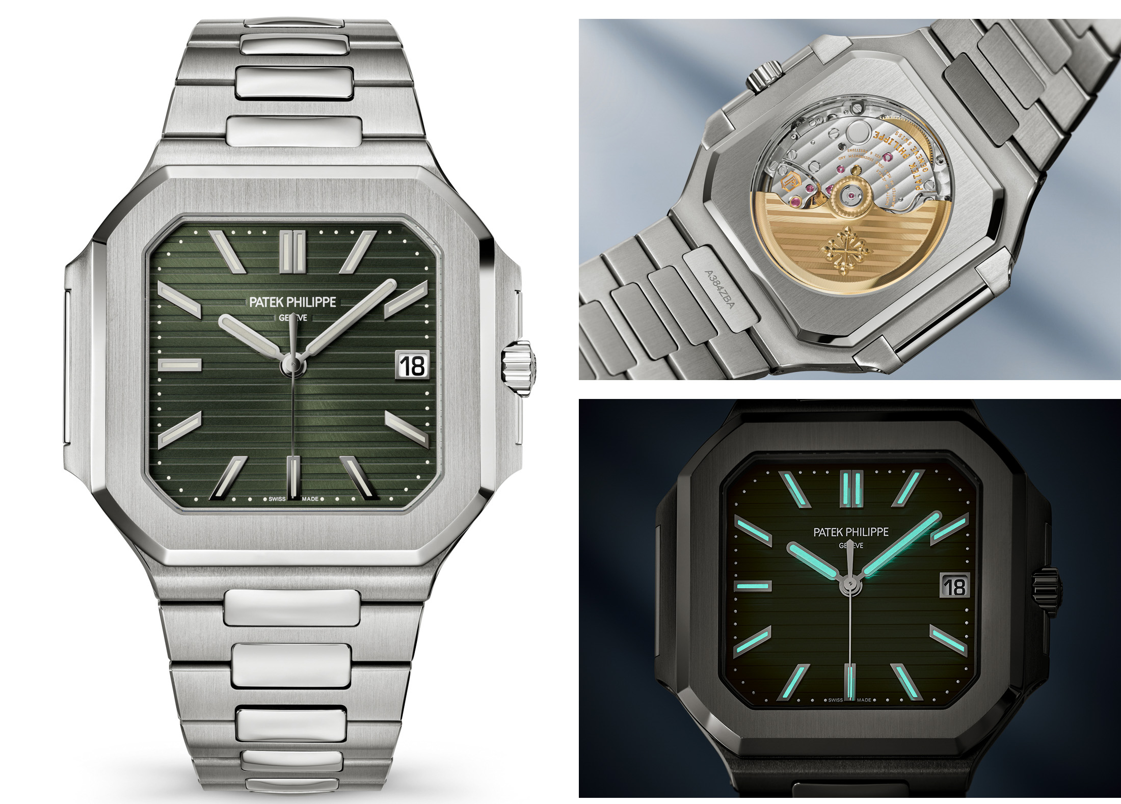 La Patek Philippe Cubitus Réf. 5821/1A en acier.