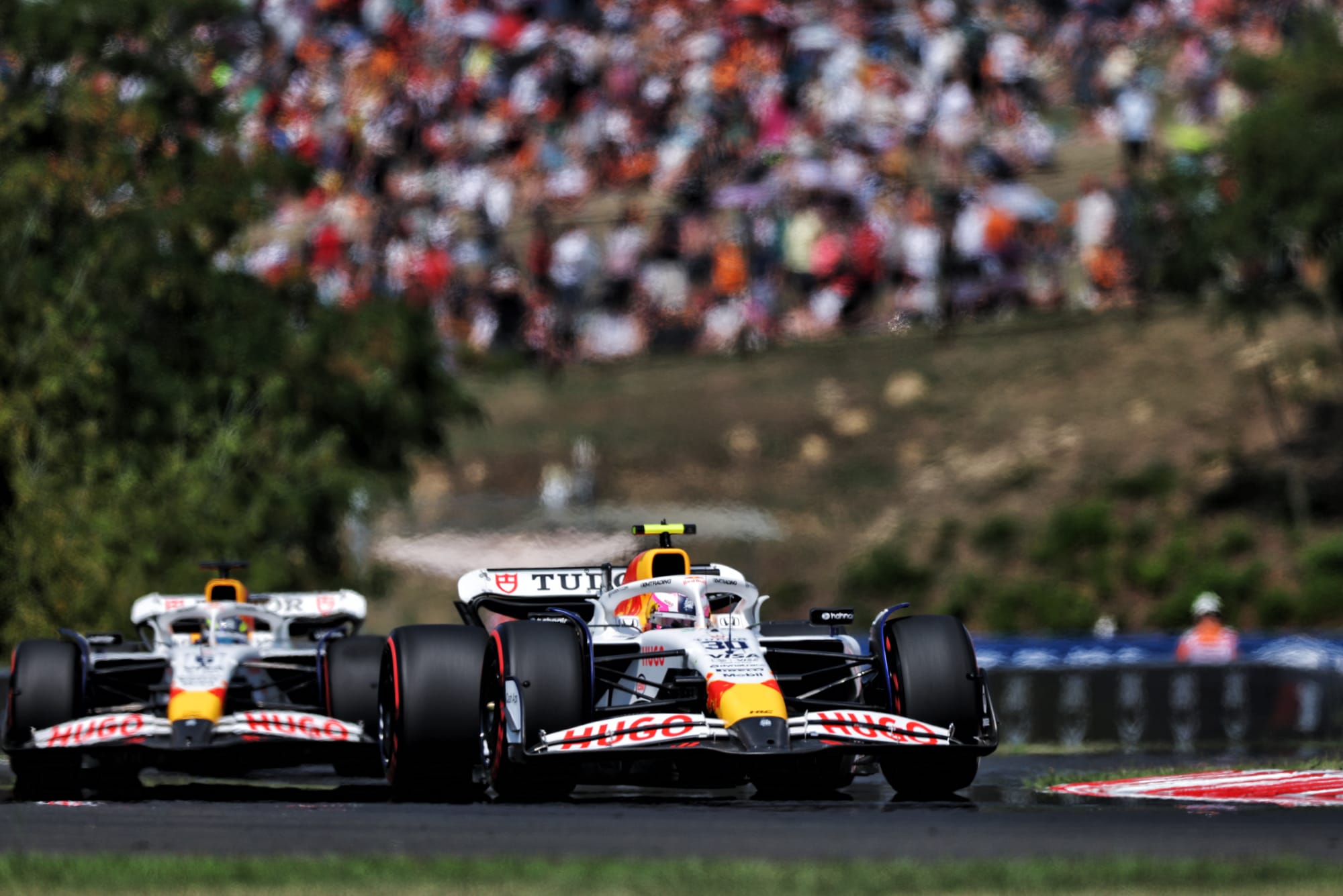 Racing Bulls progression collective qualifications Grand Prix de Hongrie F1