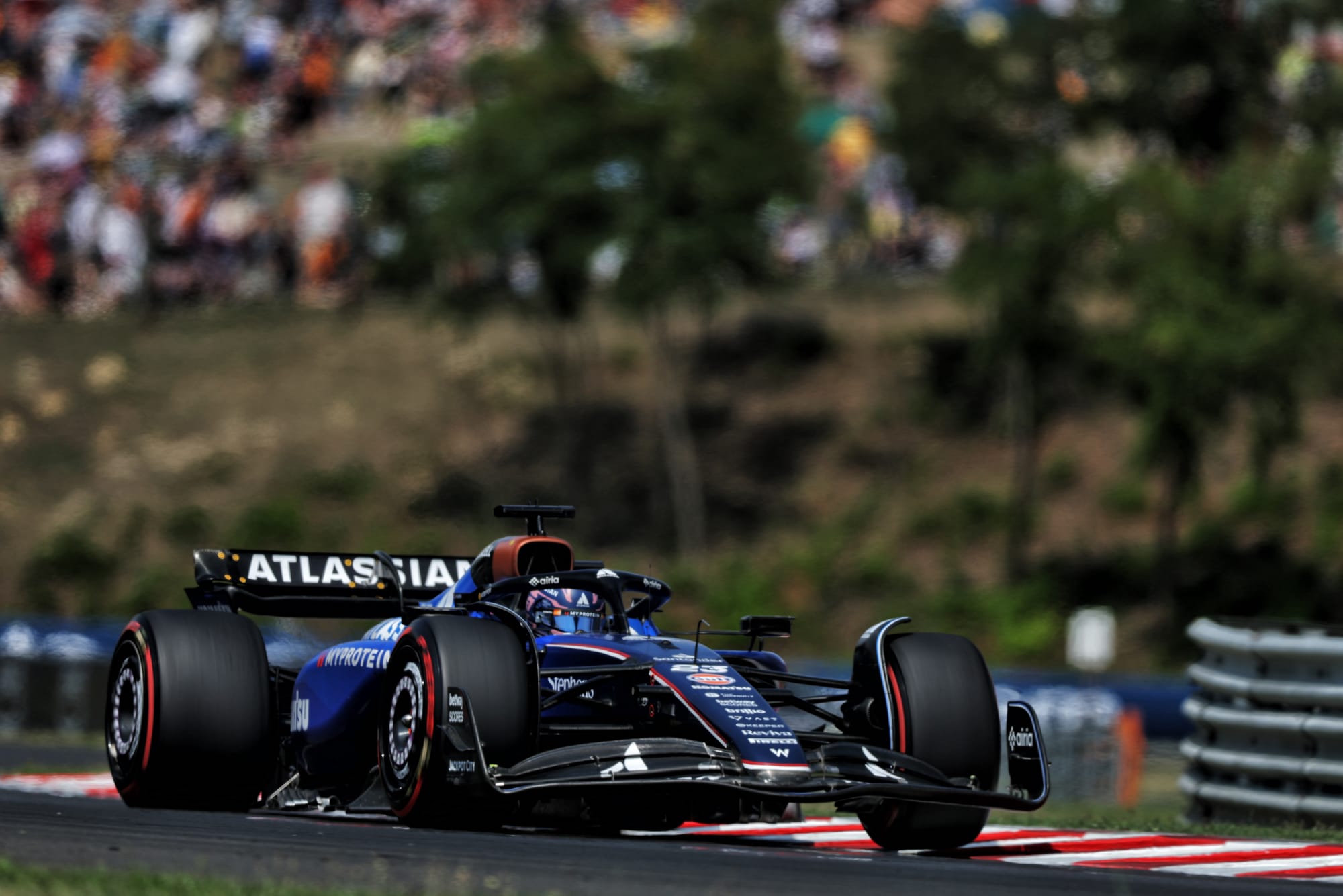 Williams adaptation difficile qualifications Grand Prix de Hongrie F1