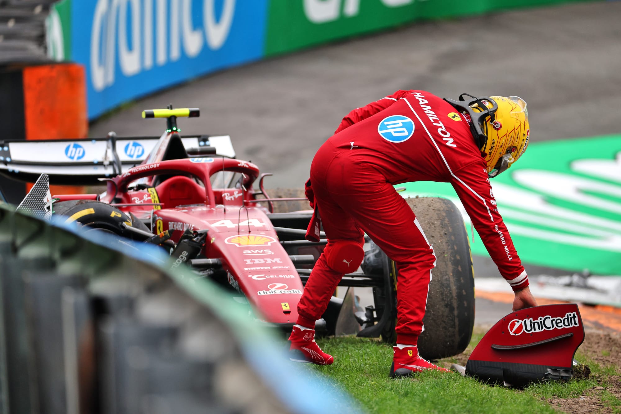 Hamilton écope d’une pénalité sur la grille à Monza pour une infraction inhabituelle au drapeau jaune avant la course