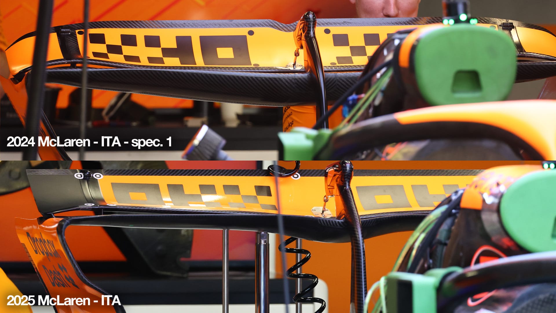 Les meilleures équipes F1 dévoilent leurs ailes arrière spéciales Monza