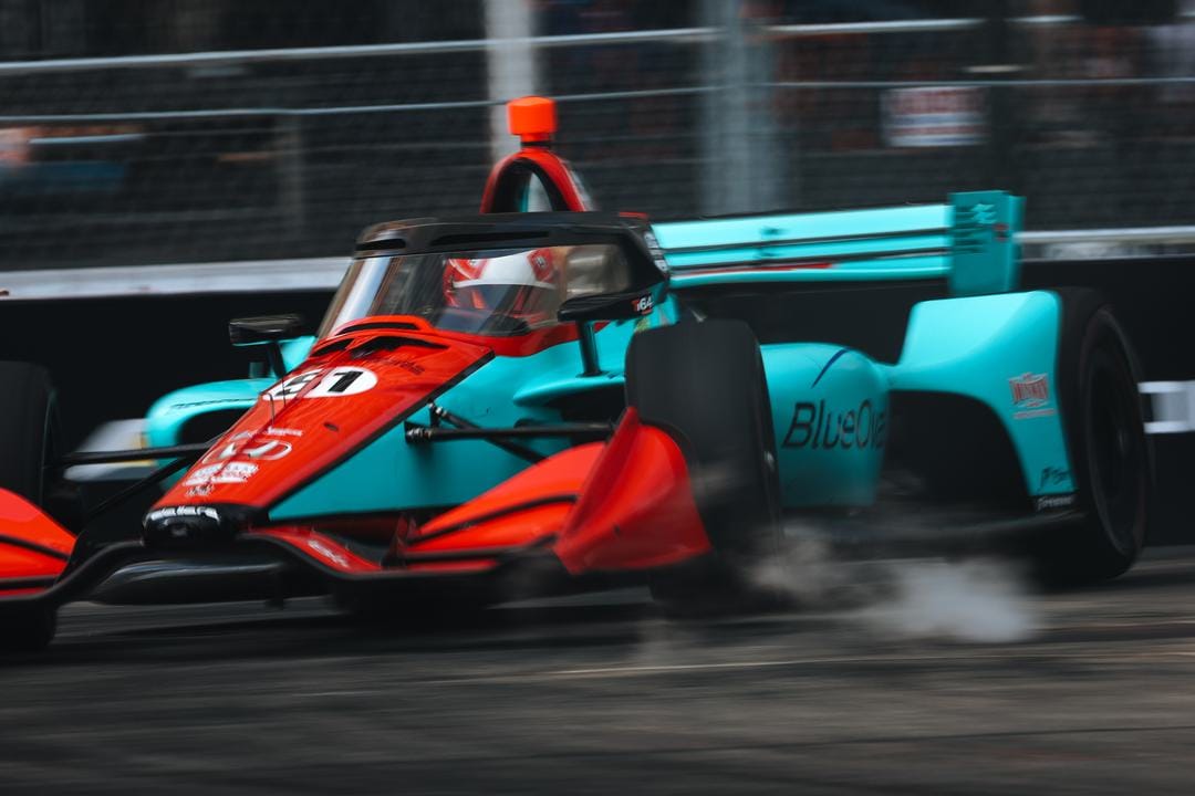 Jacob Abel lors du Grand Prix de Detroit