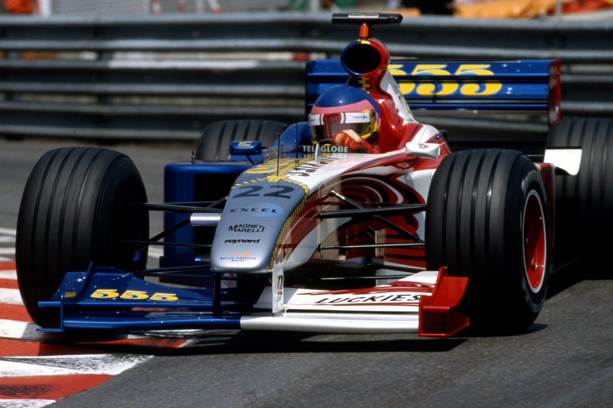 Villeneuve et Zonta lors de leurs débuts avec BAR F1