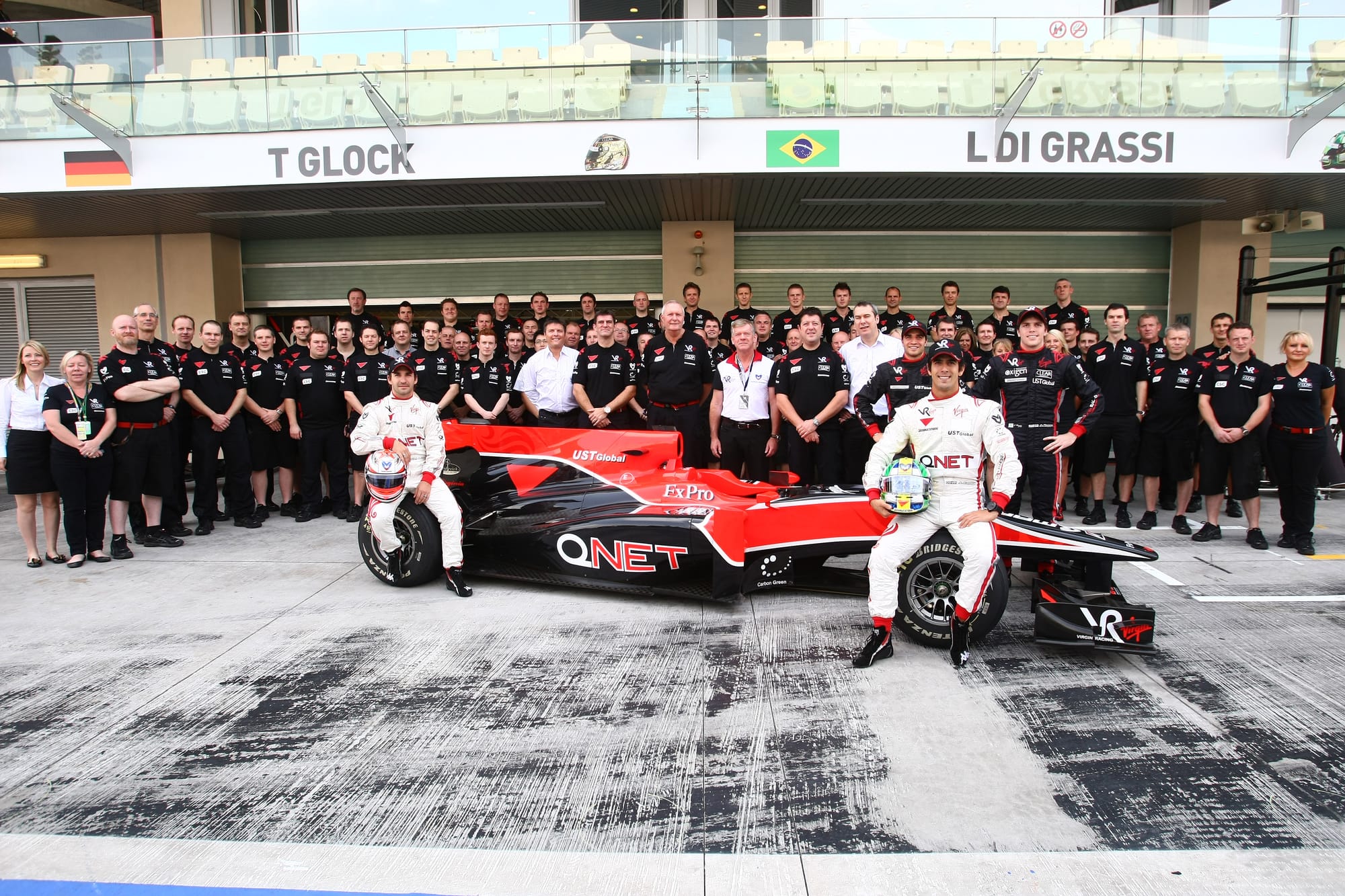 Glock et di Grassi sur la piste, symbole de la relève en F1