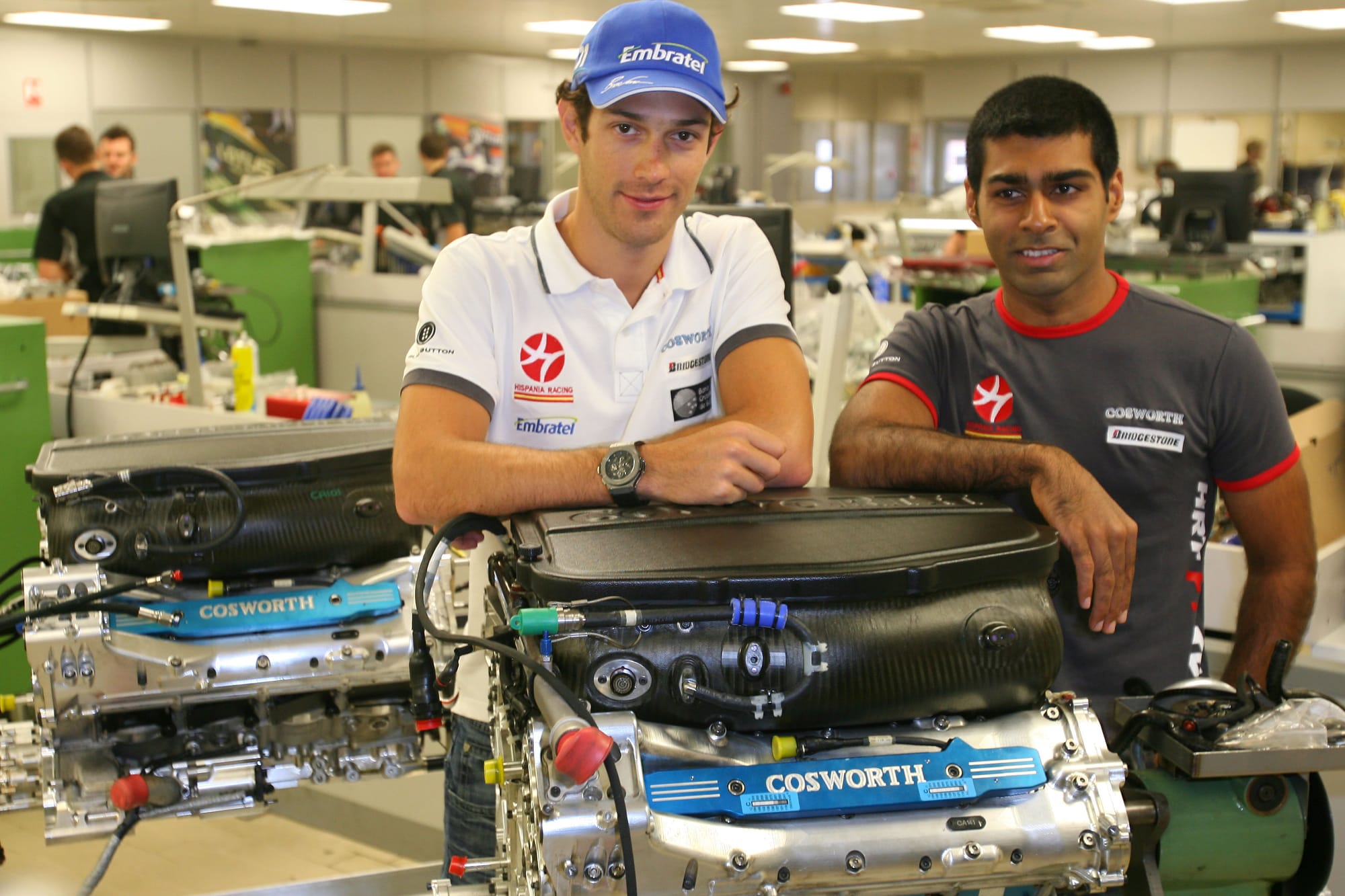 HRT F1 lutte sur la grille