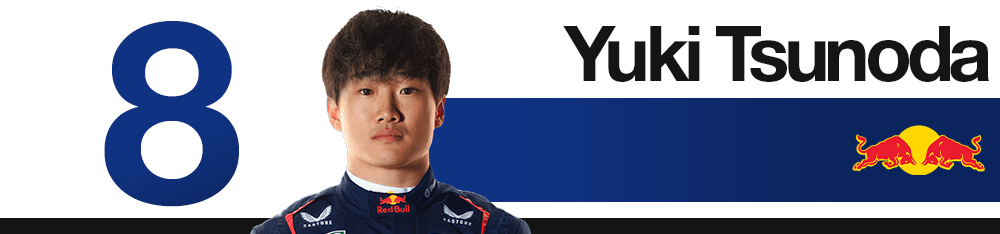 Yuki Tsunoda au volant de la Red Bull à Bakou