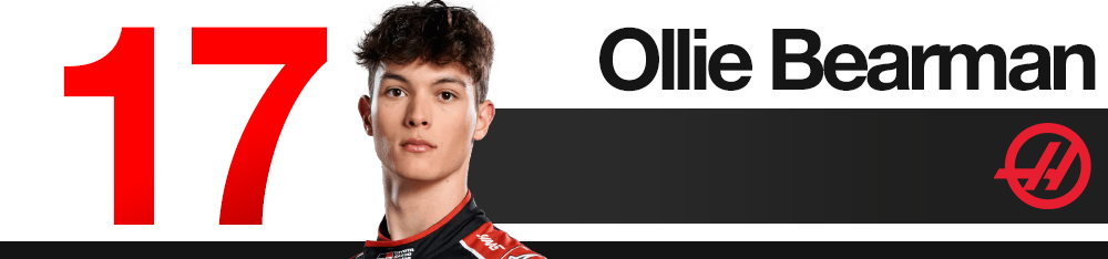Oliver Bearman démontrant sa vitesse sur Haas