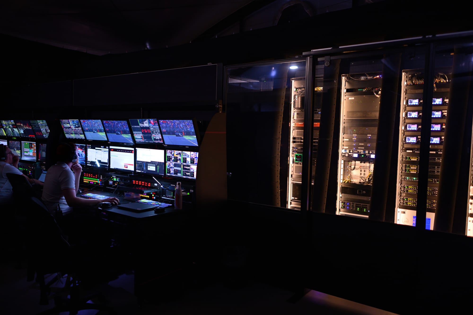 À l'intérieur du centre névralgique de la couverture TV de la F1