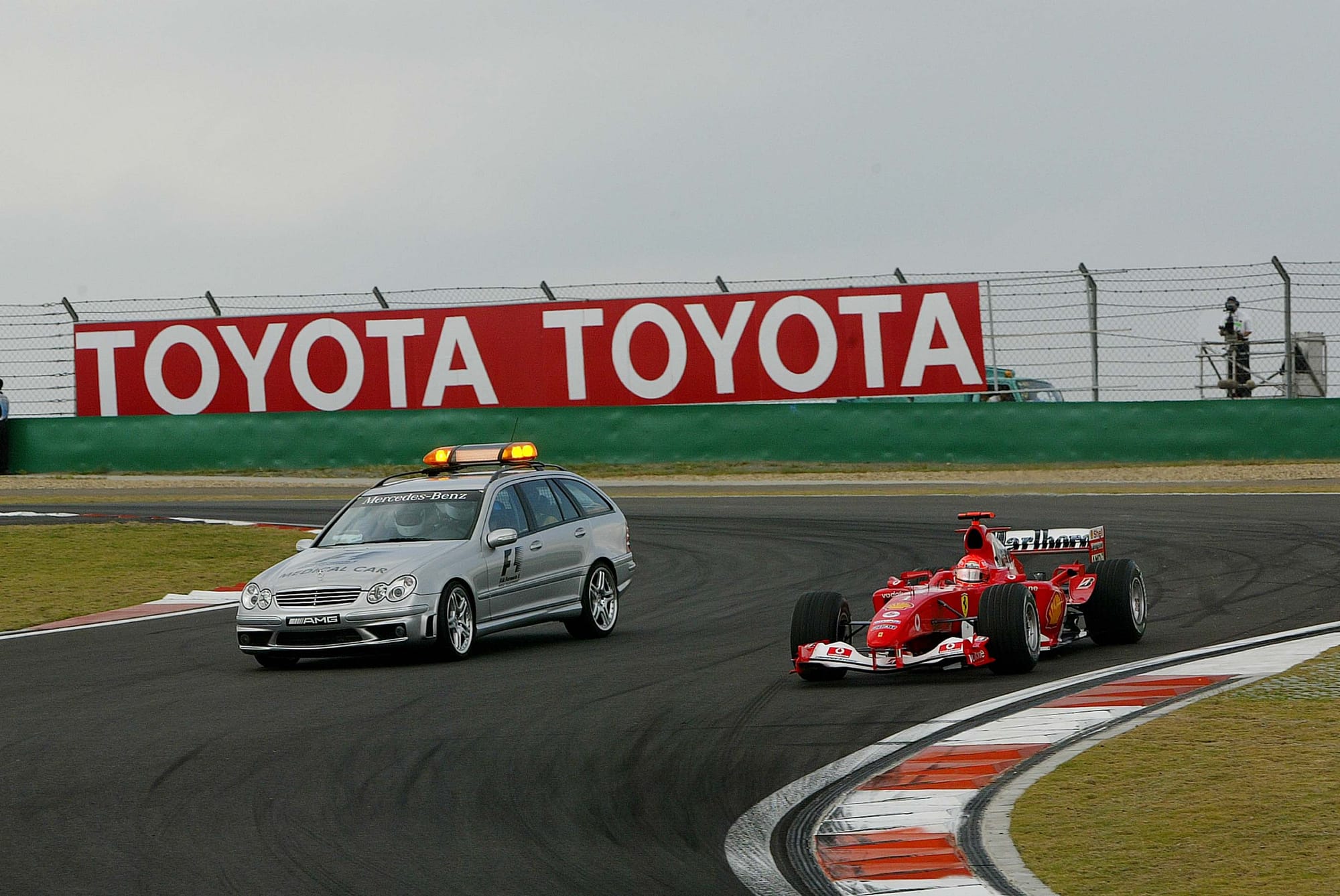 Michael Schumacher, erreurs en tant que leader à Shanghai