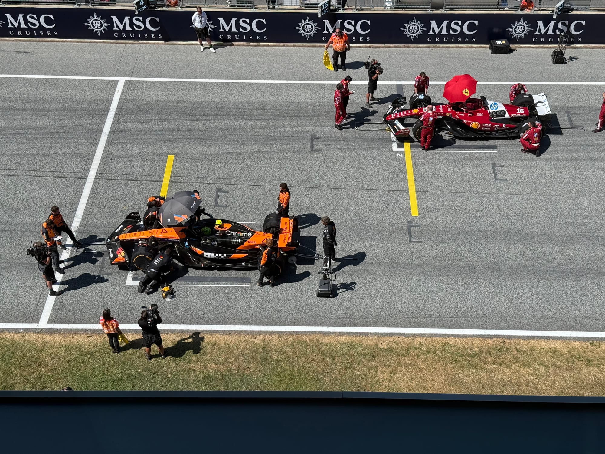 Deux solutions très différentes pour un problème moderne en F1