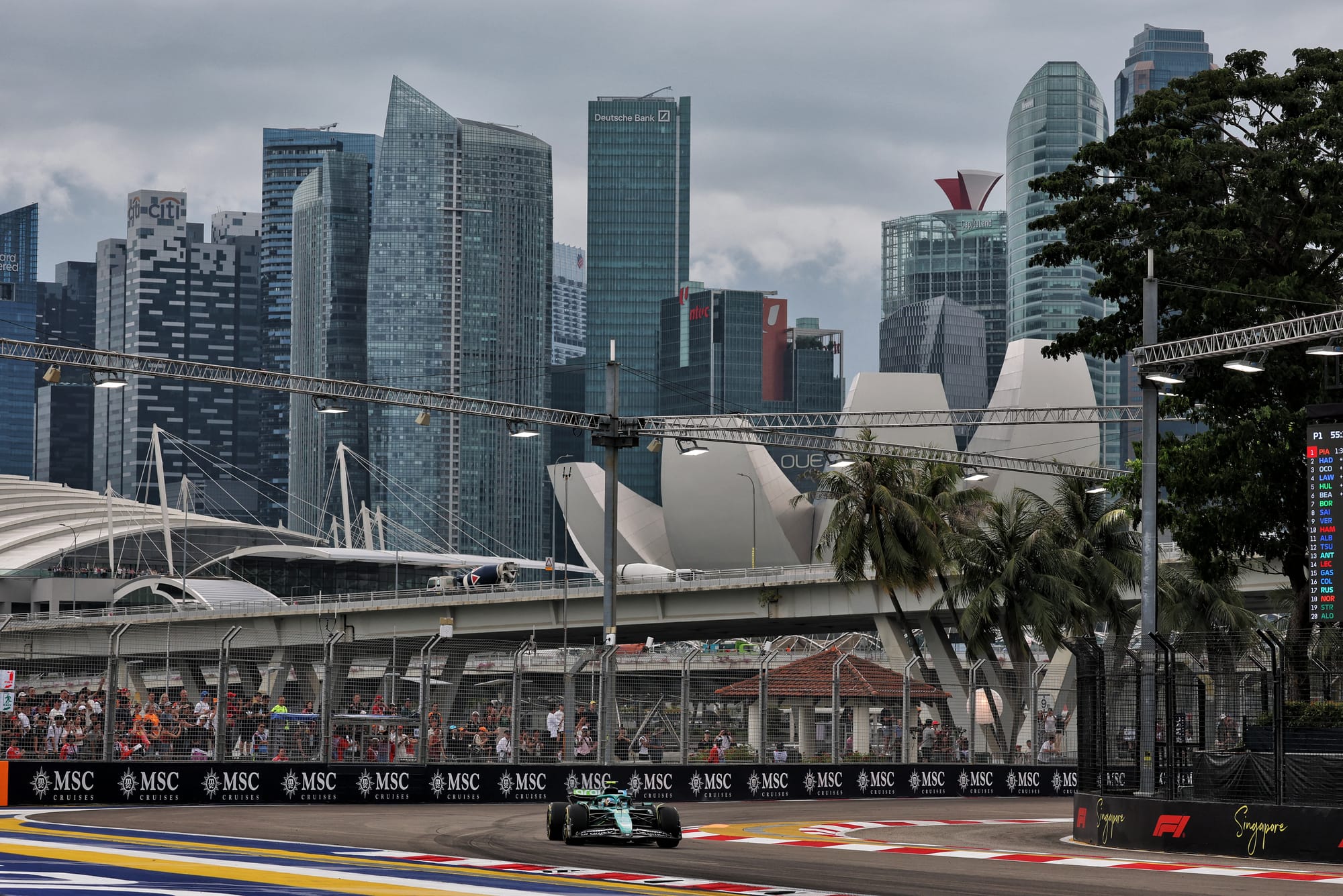 Grand Prix de Singapour F1 2025 : Alonso brille dès la première séance !