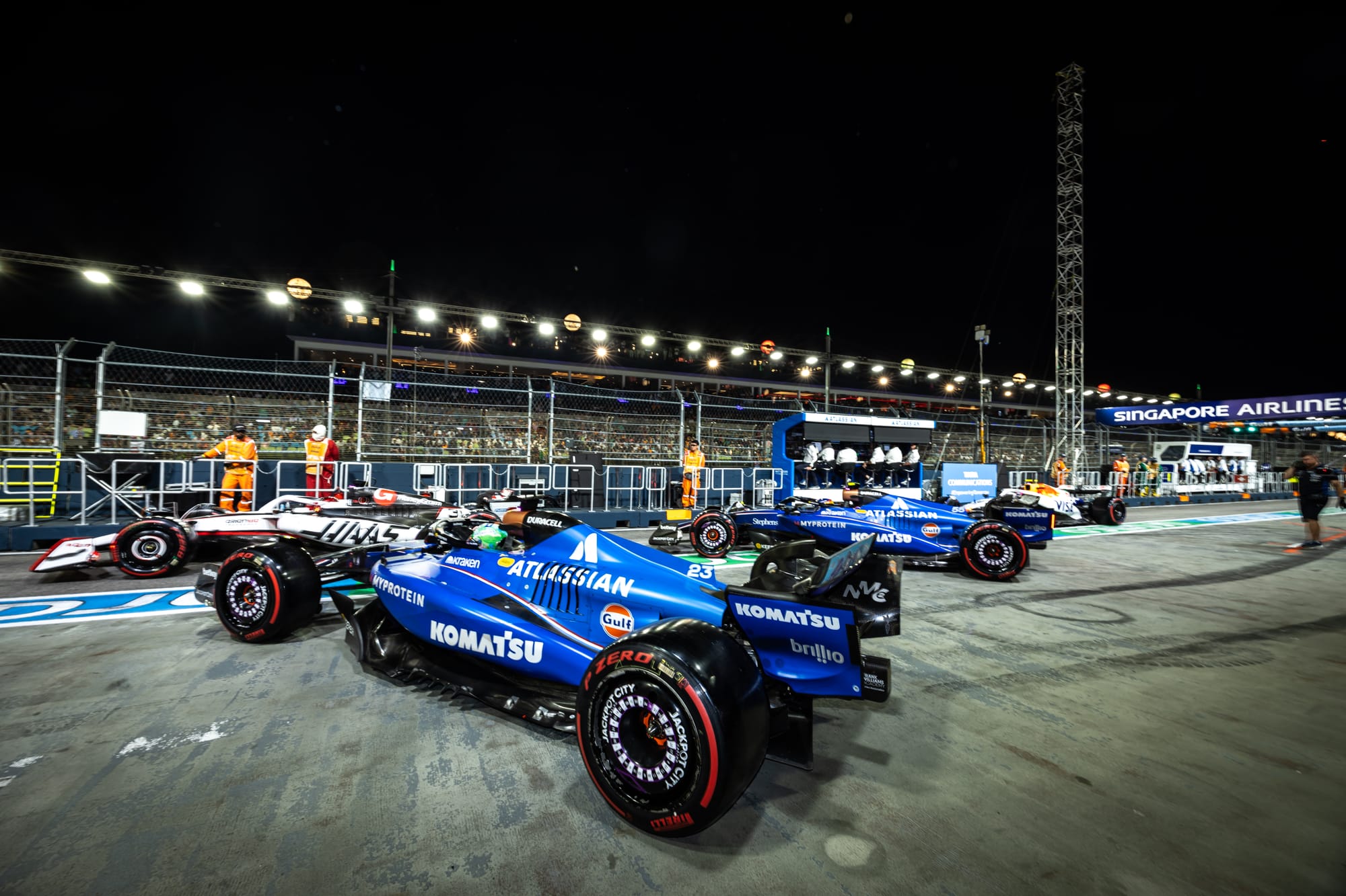 Williams double disqualification F1 Singapour