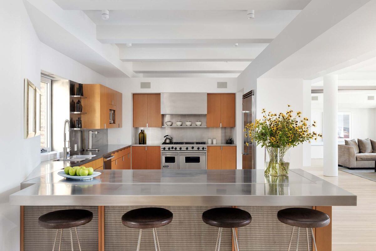 La cuisine où Steel aimait cuisiner et recevoir
