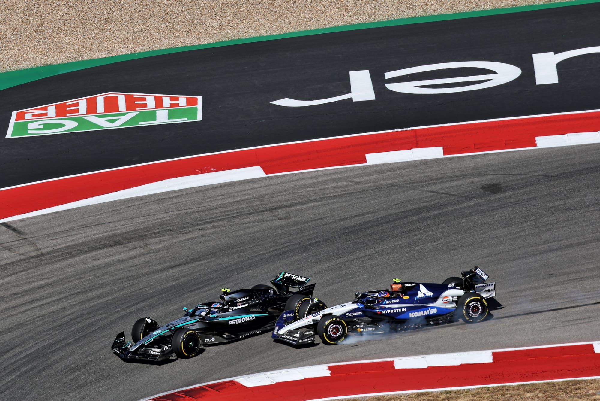 Déception pour Williams lors du Grand Prix des États-Unis 2025