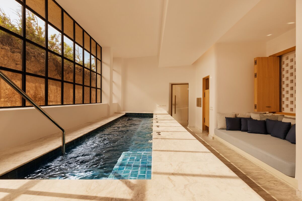 Piscine du spa Six Senses Ibiza