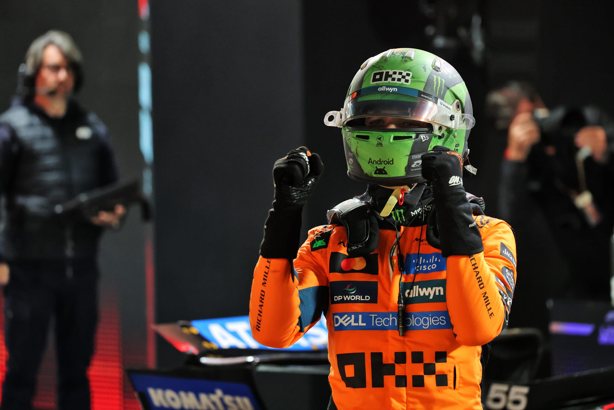 Las Vegas sous la pluie : Norris arrache la pole devant Verstappen đ§ïžđ„