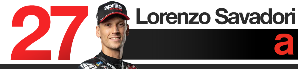 Classement des pilotes MotoGP 2025 : Aprilia (Savadori)