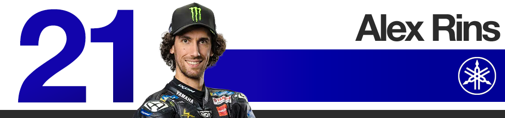 Classement des pilotes MotoGP 2025 : Yamaha (Alex Rins)