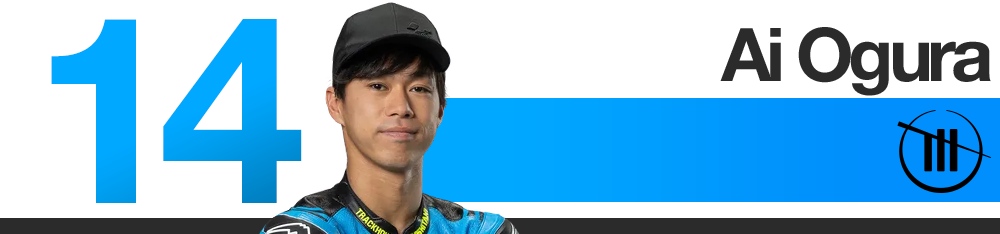Classement des pilotes MotoGP 2025 : Trackhouse Aprilia (Ai Ogura)
