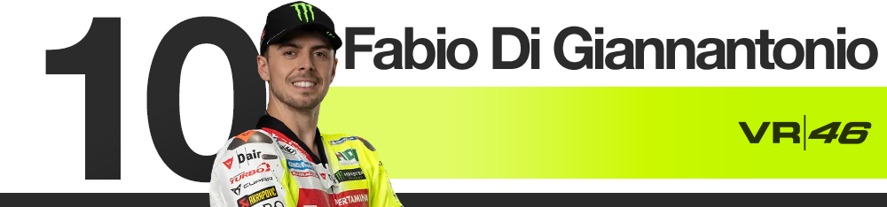 Classement des pilotes MotoGP 2025 : VR46 Ducati (Fabio Di Giannantonio)