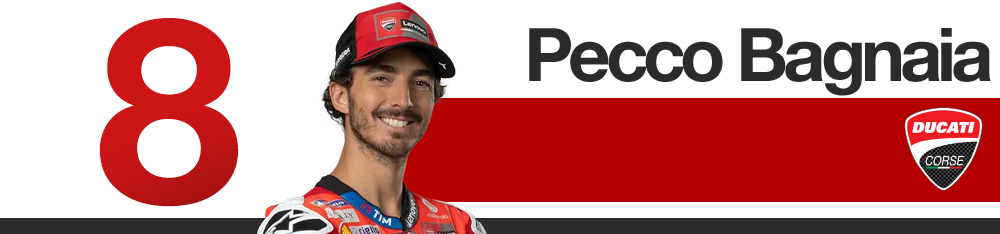 Classement des pilotes MotoGP 2025 : Ducati (Pecco Bagnaia)